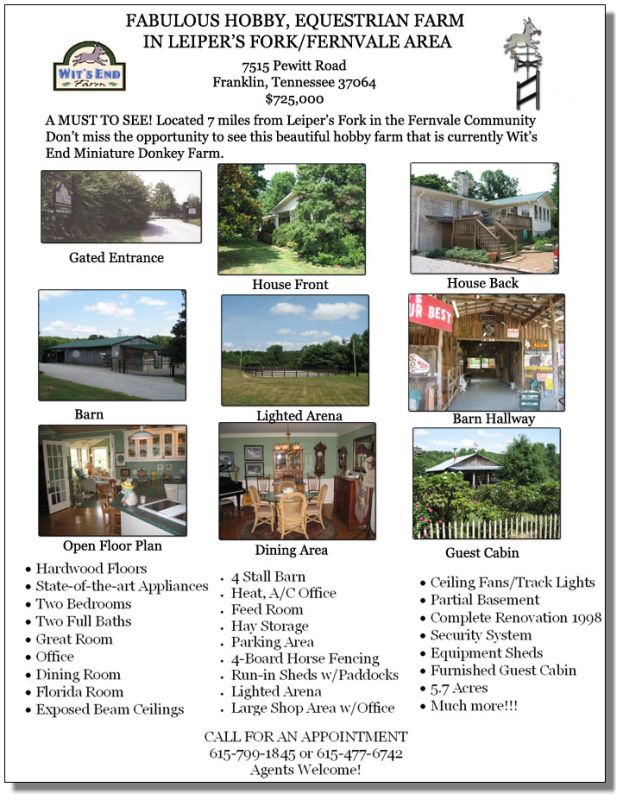 Hobby Farm For Sale!